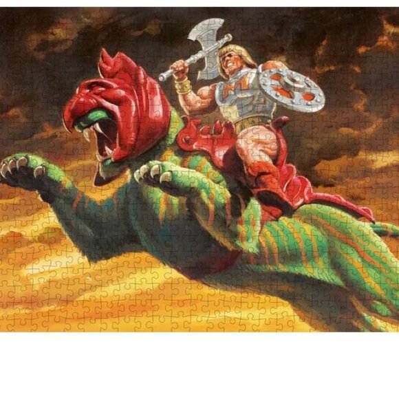 NEW Masters of the Universe Jigsaw Puzzle 500 Pieces Poster He-Man Heman Battle - Picture 6 of 8
